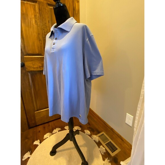 Duluth Polo Shirt 40 Grit Mens Short sleeved Baby Blue Size 3XL Casual - Picture 3 of 7